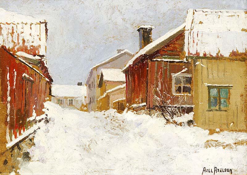 Axel Axelson Fiskaregrand, Stockholm oil painting image